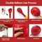 Red and Gold Balloon Garland Double Stuffed Ruby Red Gold Balloons Arch Kit With Mylar Balloon